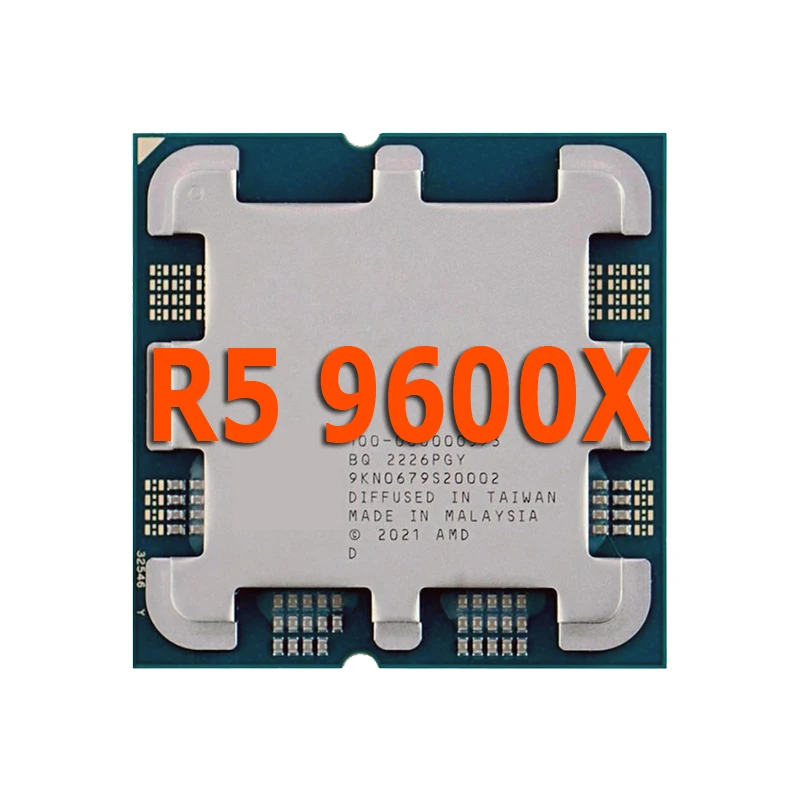 【sale】AMD Ryzen5 9600X AMD Ryzen 5 9600X CPU Processor 5.4GHz 6C 12T, Socket AM5, No Fan
