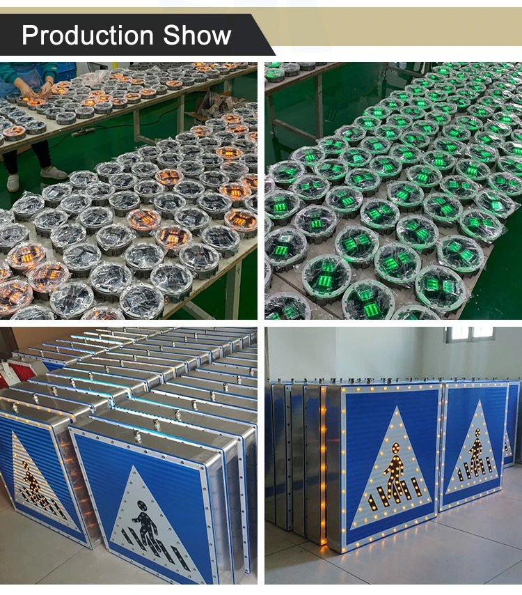 Ruichen 360 degree traffic solar road stud led flashing light manufacturer price
