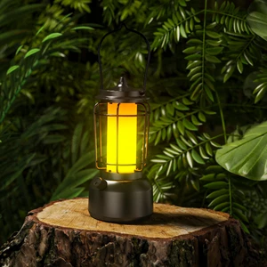 Portable Rechargeable Vintage Camping Lantern Lamp with Hook for Tent  Led Camping Light Outdoor LED Camping Lantern