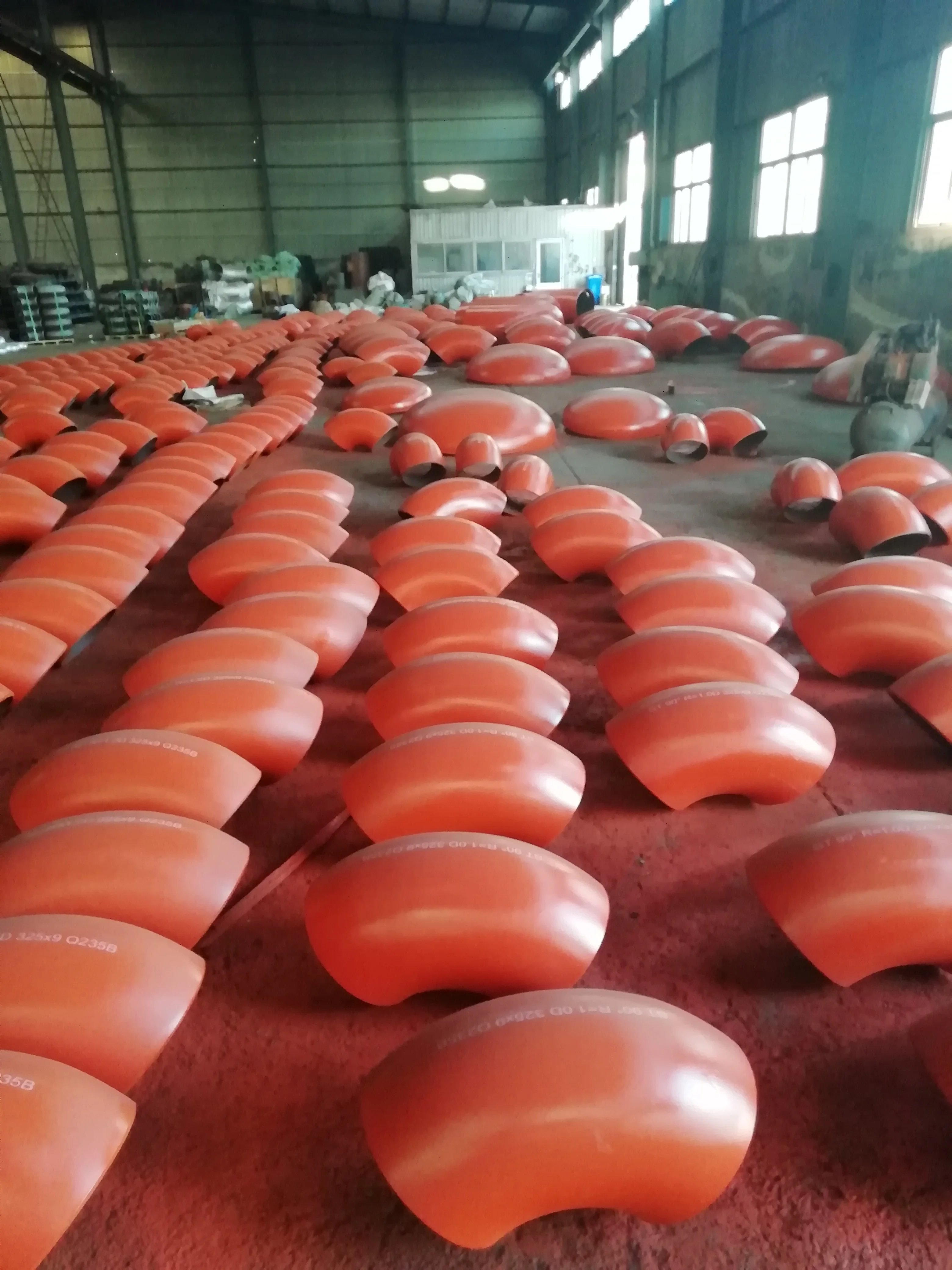 Ss Stainless Steel Seamless 45 Degree Pipe Fitting Butt Weld Big Size Elbow