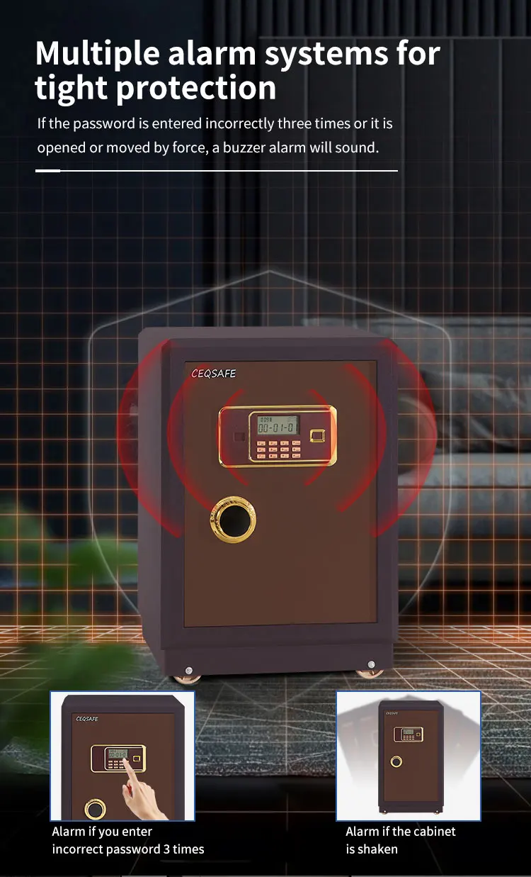 CEQSAFE American Popular Home Small Fireproof Safe Box Electronic Safe Locker supplier