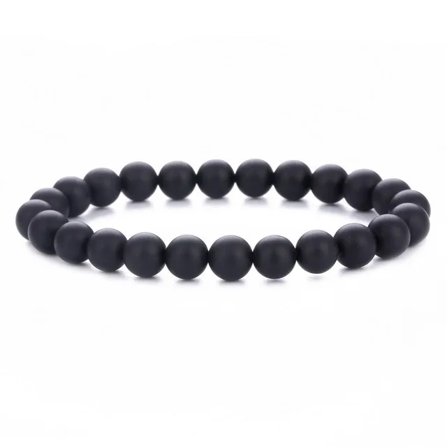 Transfer luck Bracelet Men Chakra Yoga Beads 8mm Natural Stone Beads Bracelets 
