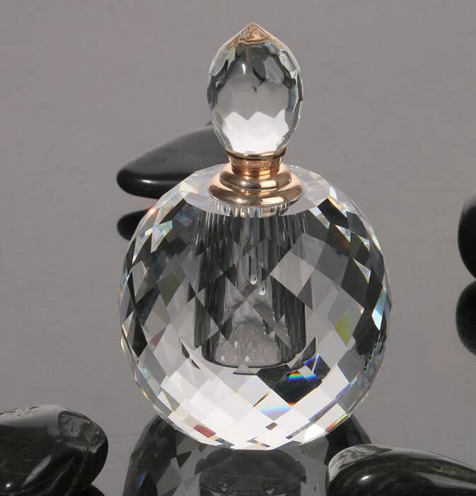 Mini Crystal Perfume Bottles Luxury Empty Glass Vials