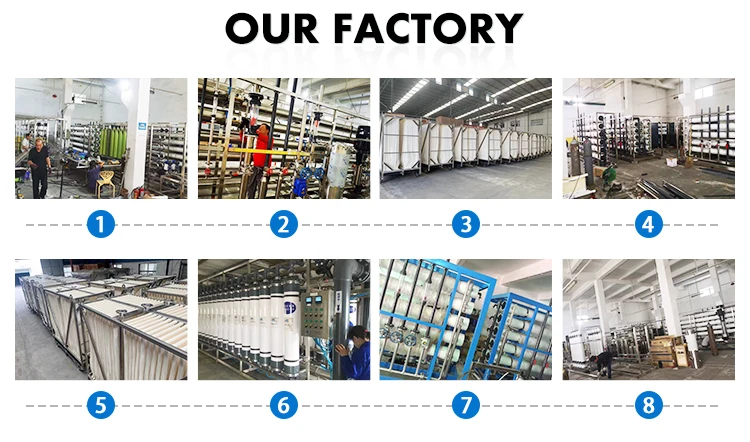 100m3/Hour Reverse Osmosis System with 99.9% Salt Rejection and 1 Year Warranty for Borehole Water Purification