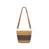 Piccolo a righe khaki nero