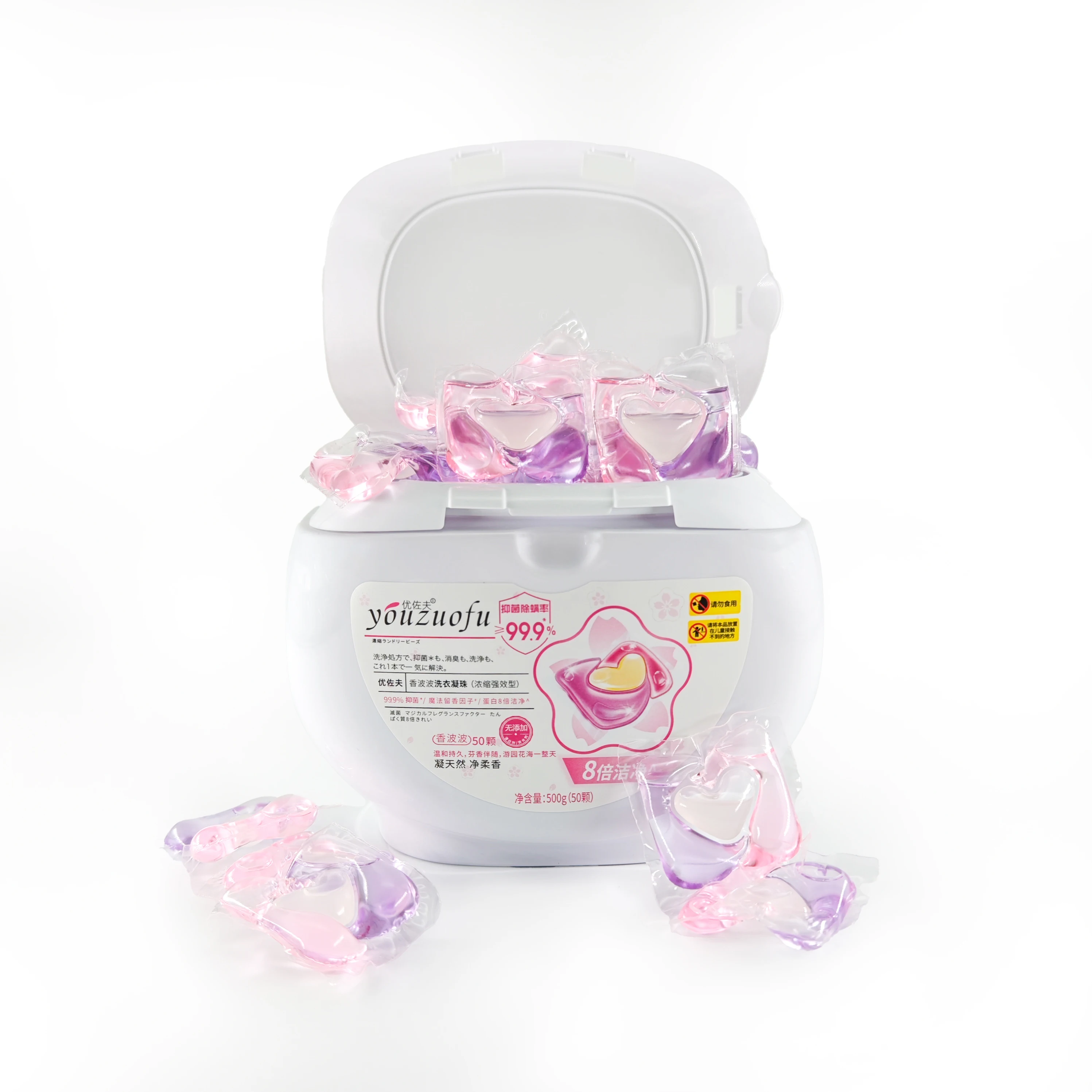 Wholesale Eco-friendly Detergent Pods Cloth Washing Detergent Pods Liquid OEM Private Label Powder Laundry Pods