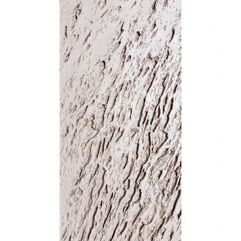 2025 New Product Modern Artificial Polyurethane Soft Stone  Faux PU Modified Ocean Travertine for Exhibition Hall Decoration