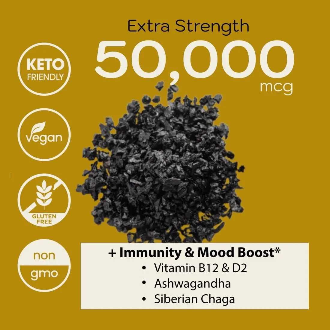 Oem Shilajit Gummies Ashwagandha Vitamins B12 D2 Pure Himalayan