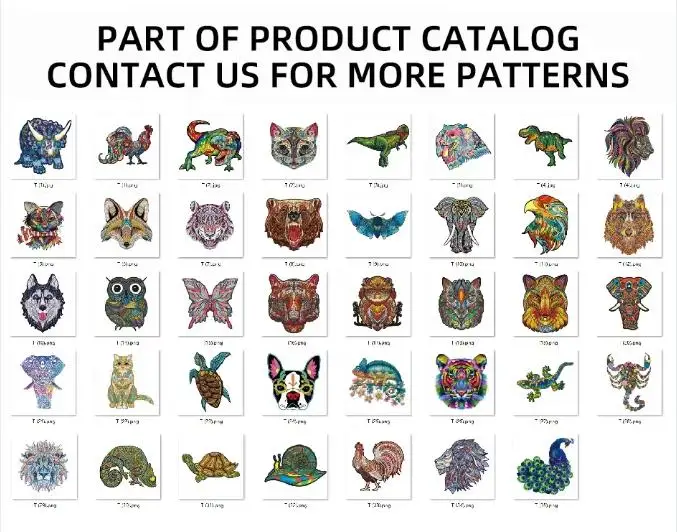 product diy wooden puzzle kits jigsaw puzzles for kids educational toys creative craft activities-12