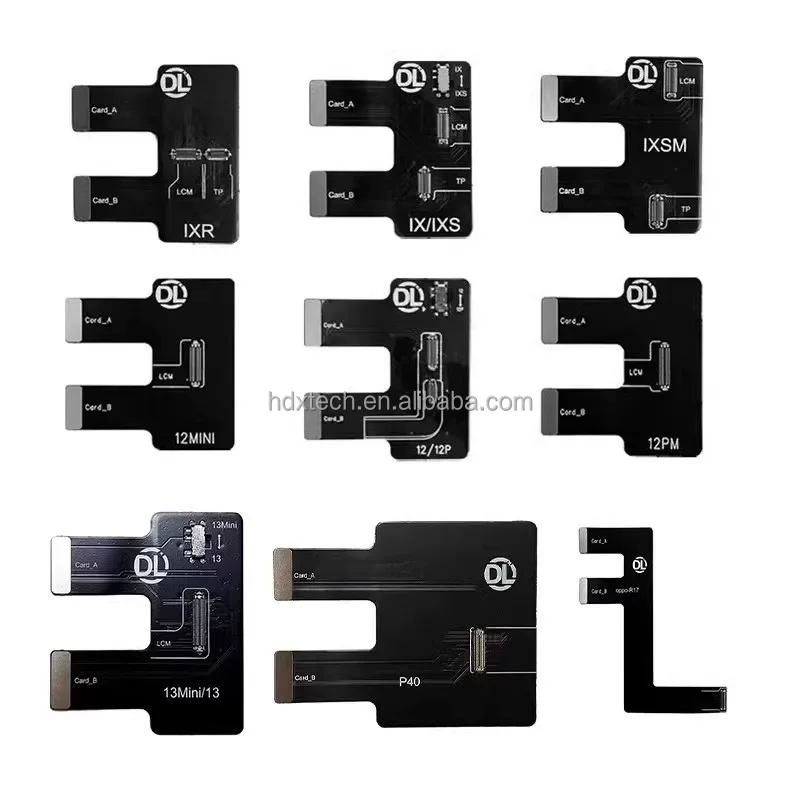 DL400 Pro Mobile Phone LCD Screen Tester Flex Cables for iPhone Samsung Huawei Vivo Oppo Test Repair Cable