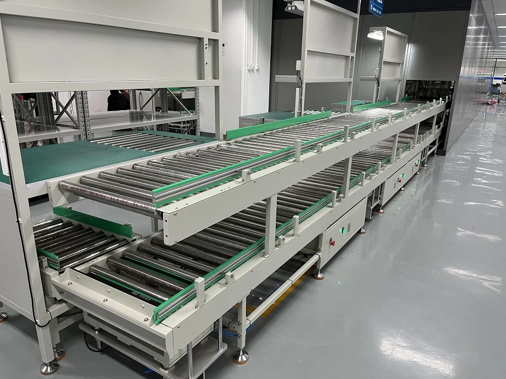 Transport Conveyor Machine Roller Flexible Conveyor Folding Line ...