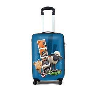 New Design Customized Printed Rolling Luggage Bag Spinner Cabin 18 Inch ABS PC Trolley Carry on Luggage