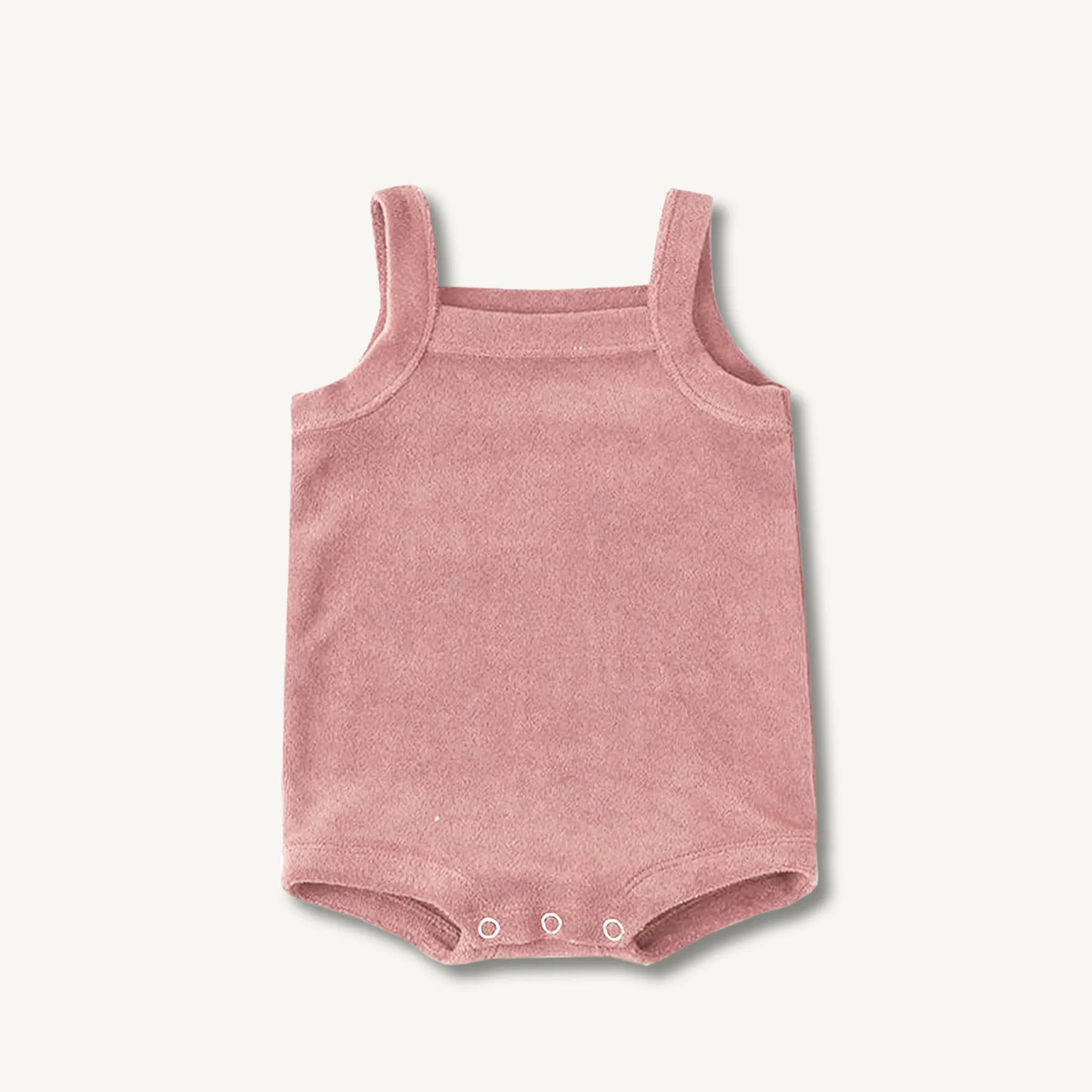 Customize Baby Clothing Terry Towel Fabric Sleeveless Terry