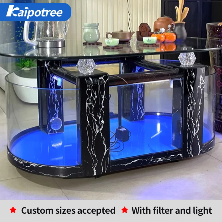 Aquarium Ecological Ultra White Glass Fish Tank Aquaphonics Fish Tank