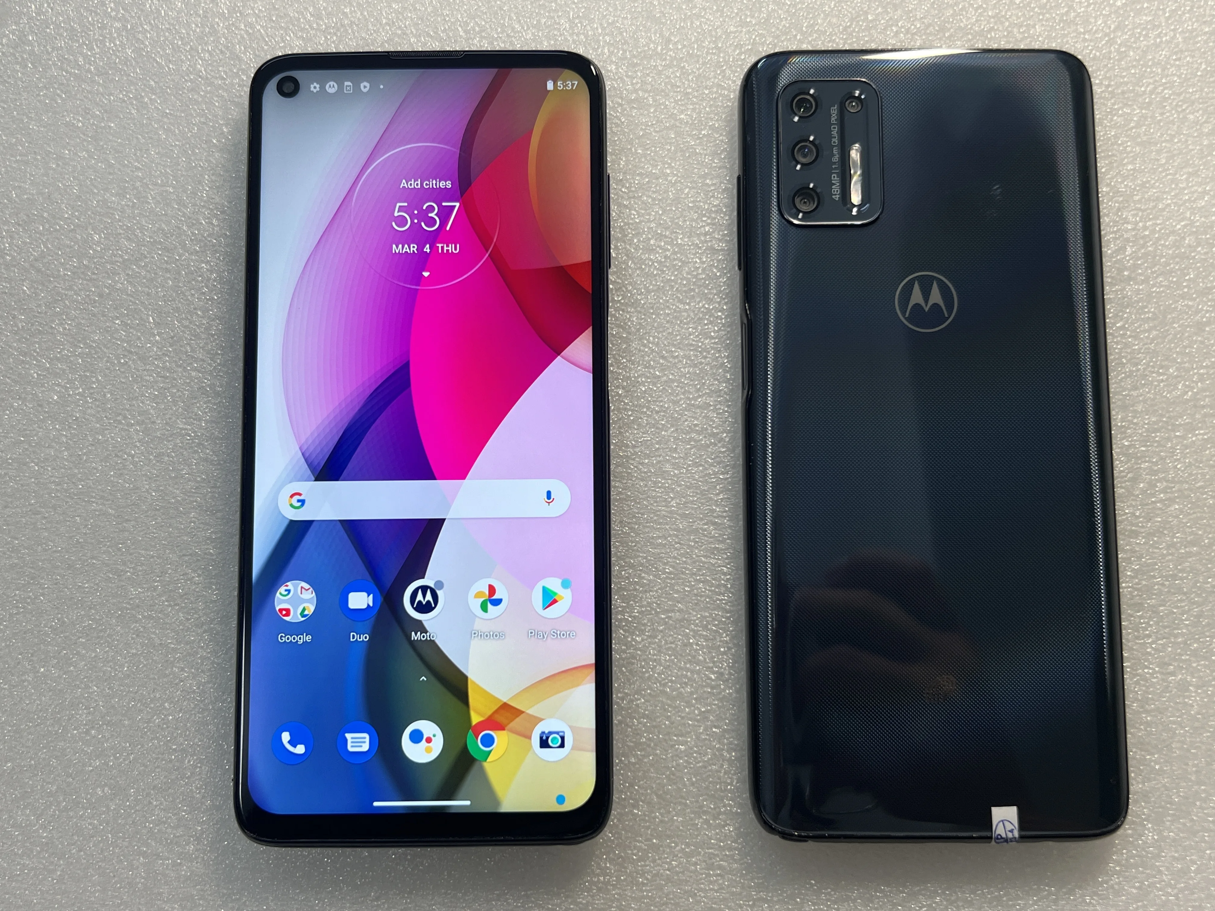 G Stylus 2021 Used Smartphone for Motorola New Bar Design 128GB ROM GSM/LTE Global Refurbished Second-Hand Available US