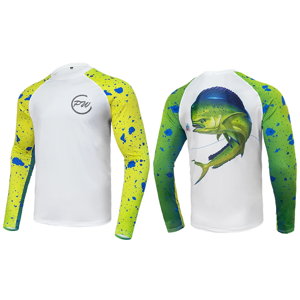 2023 New Design Wholesale Custom Fishing Shirt Long Sleeve Fishing