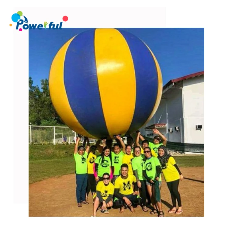 Airtight Team Play Pvc Inflatable Lifting Big Ball Game Race Game