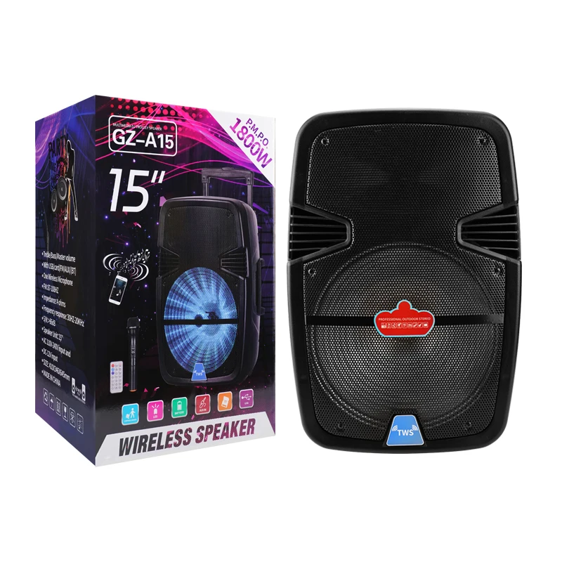 GZ-A15 New Portable Sound System Blue Tooth Speaker Water Proof logo Aiwa   Speaker