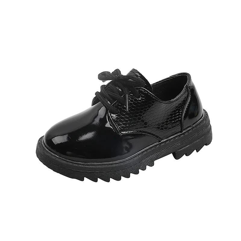 Source Fashion Trend Children's Leather Shoes Soft Bottom British