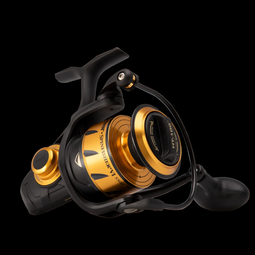 Penn Spinfisher SSVI5500 Spinning Fishing Reel - Black/Gold for sale online