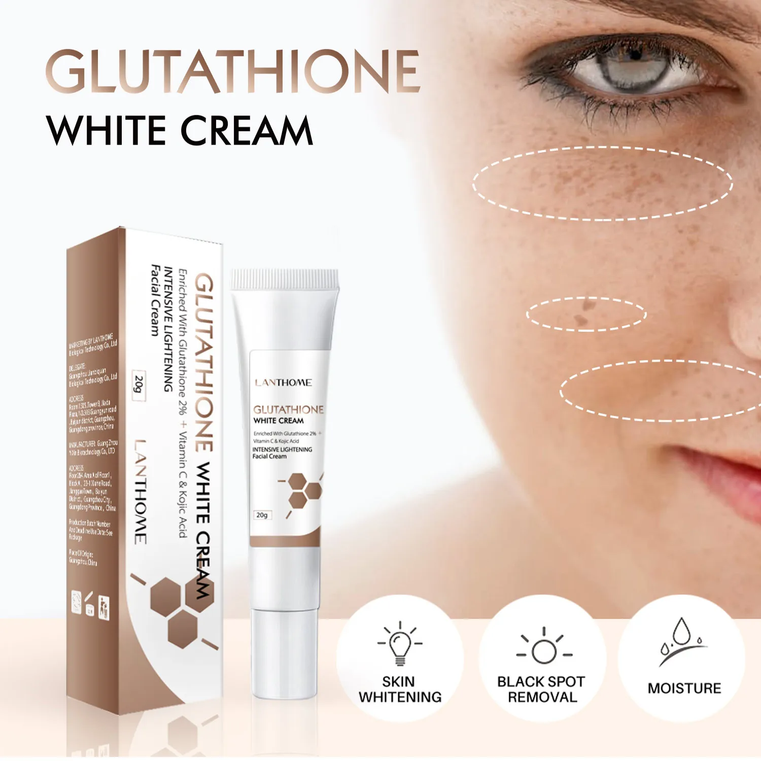 night cream glutathione and kojic acid Kojic Acid Face Whitening Cream Night Bleaching Cream with Arbutin and  Glutathione for Dark Skin Lightening Effect