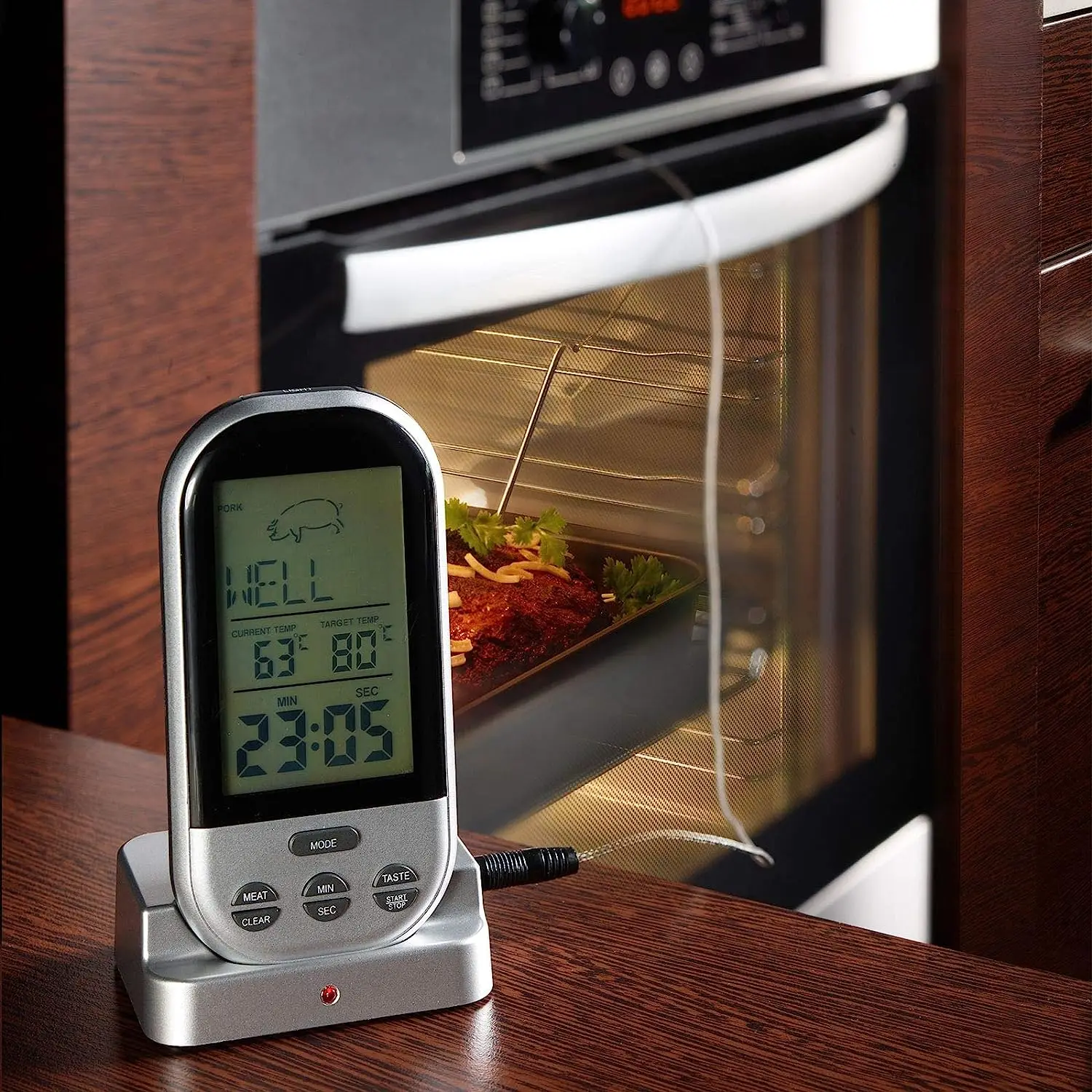 New Design Wireless Remote Smart Digital Kitchen Food Cooking Wireless Meat Thermometer