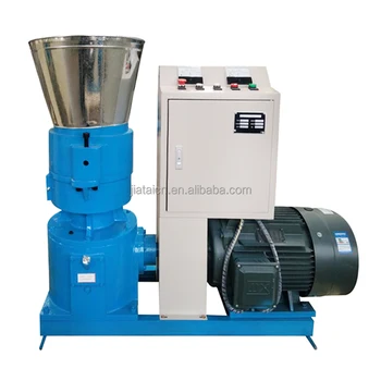 Wood Pellet Machine Flat Die Moving Disc Wood Pellet Machine/rice Husk Biomass Fuel Pellet Production Machine