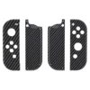 Black Graphite Carbon Fiber Pattern Joycon Shell  CS209WS