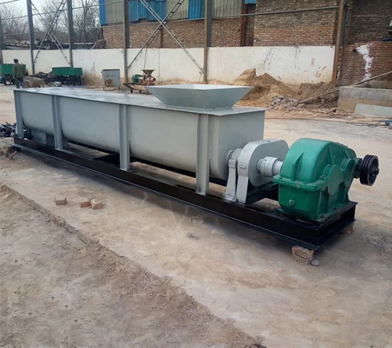 Double Shaft Wet and Dry Mixer Fly Ash/coal Slime/sludge Dust Paddle Clay Brick Making Machine Mud Mixer