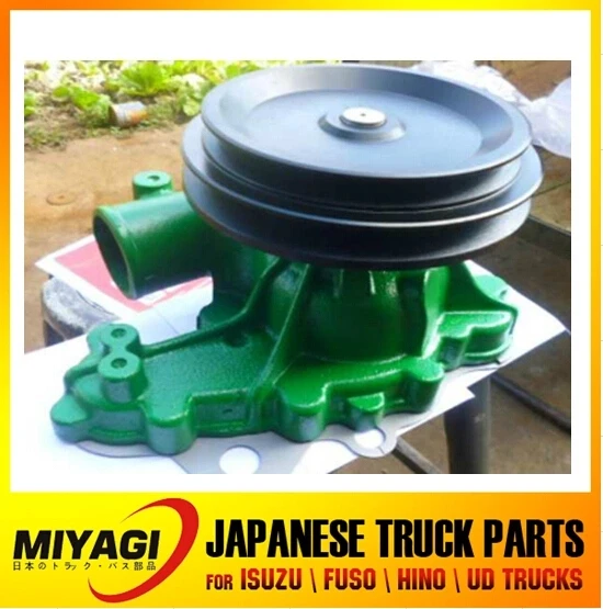 High Quality Water Pump Assy for Japan Truck for Mitsubishi Fuso Hino Nissan UD Isuzu NPR Over 300+ Items Truck Water Pump