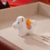 Pony de lingote flocado - Blanco