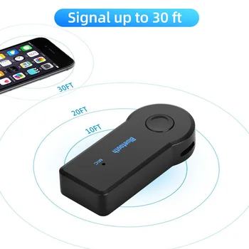 Alternative view of Wireless Receiver Adapter for Car Music Audio AUX 3.5mm Jack Wireless Transmitter for Headphone Receiver Handfree