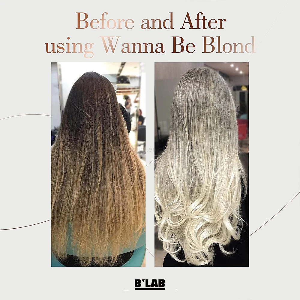 Private Label Low Ammonia Free Organic Bleach For Hair Color Dye