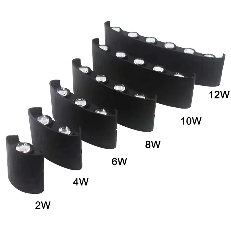Modern 8w Wall Lamp Waterproof Ip66 Led Aluminum Outdoor Up Down Wall ...