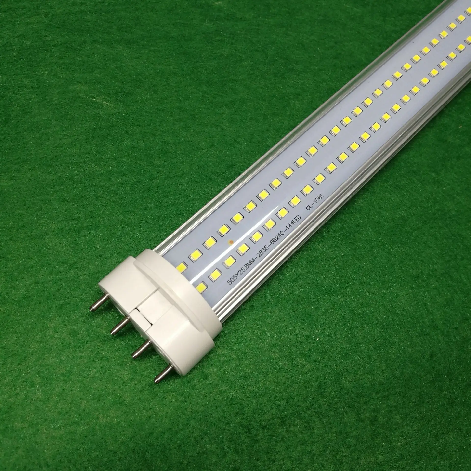 High Bright 2g11 Smd 4 Pin Pl Led Tube Light H Type Retrofit Horizontal