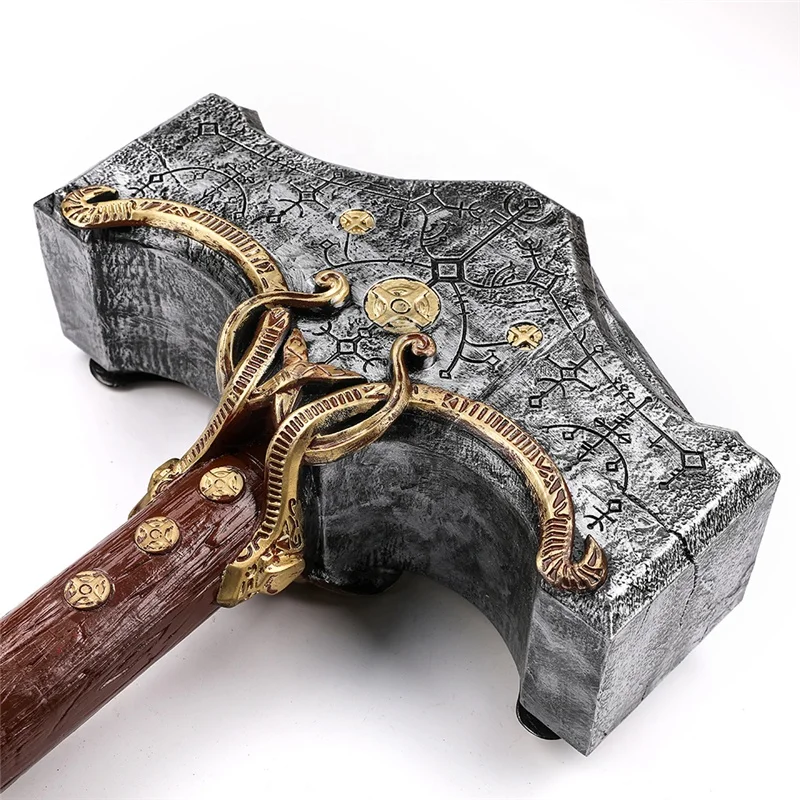 
 Бог войны, реквизит для косплея, молот Тора викингов Mjolnir  
