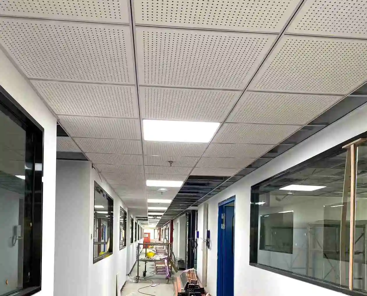 Photo inspiration: Modern Design Auditorium Ceiling Panels Pvc Laminated Acoustical Tiles Photo Inspiration