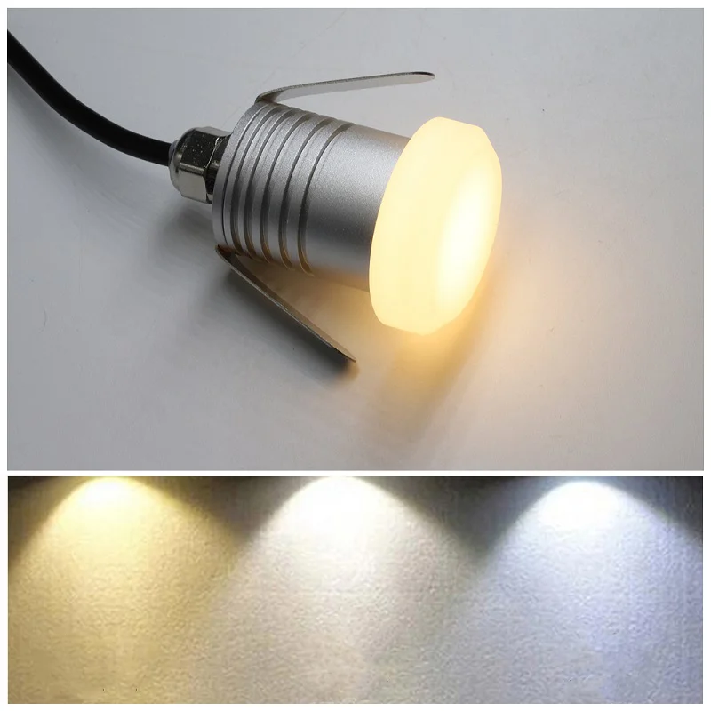 IP67防水嵌入式发光二极管壁灯DC 12V/24v防眩光楼梯踏步灯户外