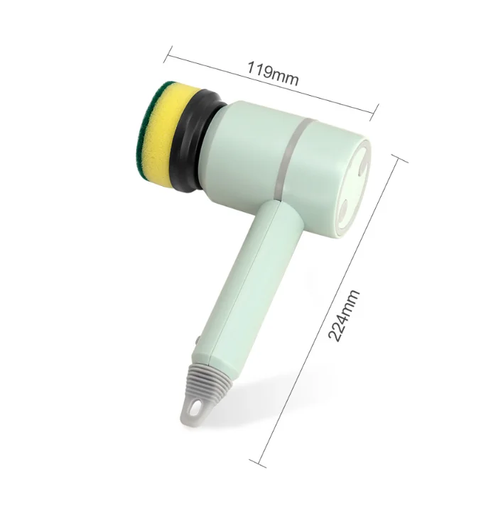 Electric Spin Rechargeable Automatic Cordless Kitchen Rotating Cleaning Brush