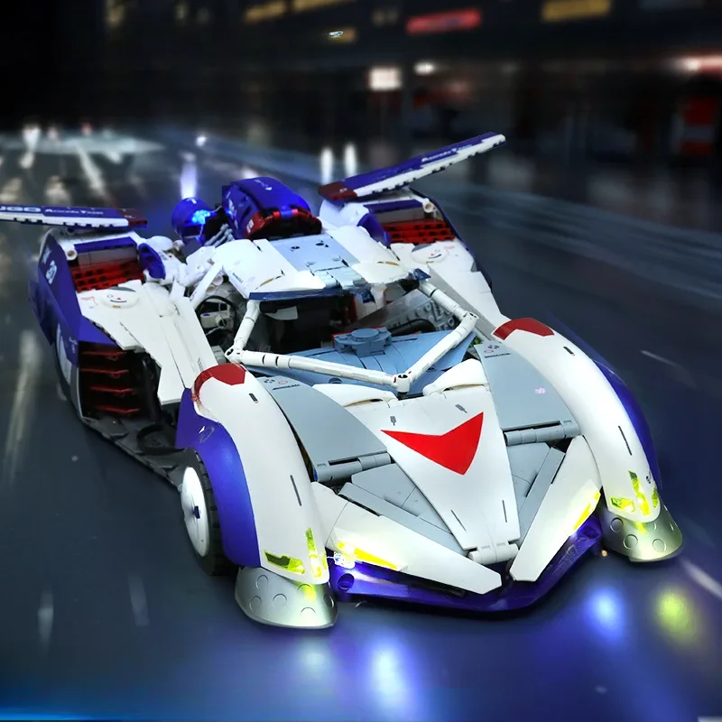Jie Star 92033 MOC Creative Technical Asurada G.S.X Car Race