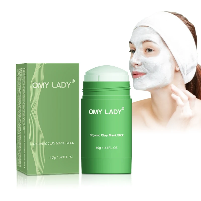 Очищающая глиняная маска omy lady, Новое поступление, зеленая увлажняющая и Отшелушивающая Маска из органической глины
