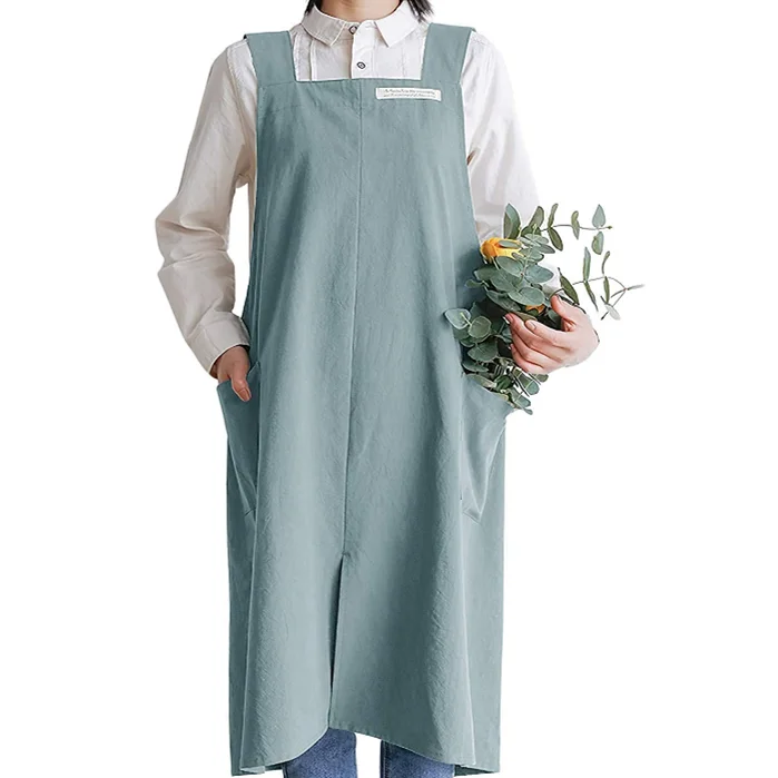 smock pinafore dress