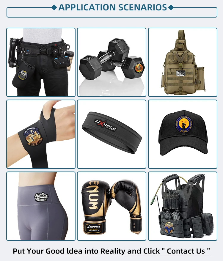 Custom PVC Rubber Patches - 3D Soft Rubber Logos for Garments, Bags ...