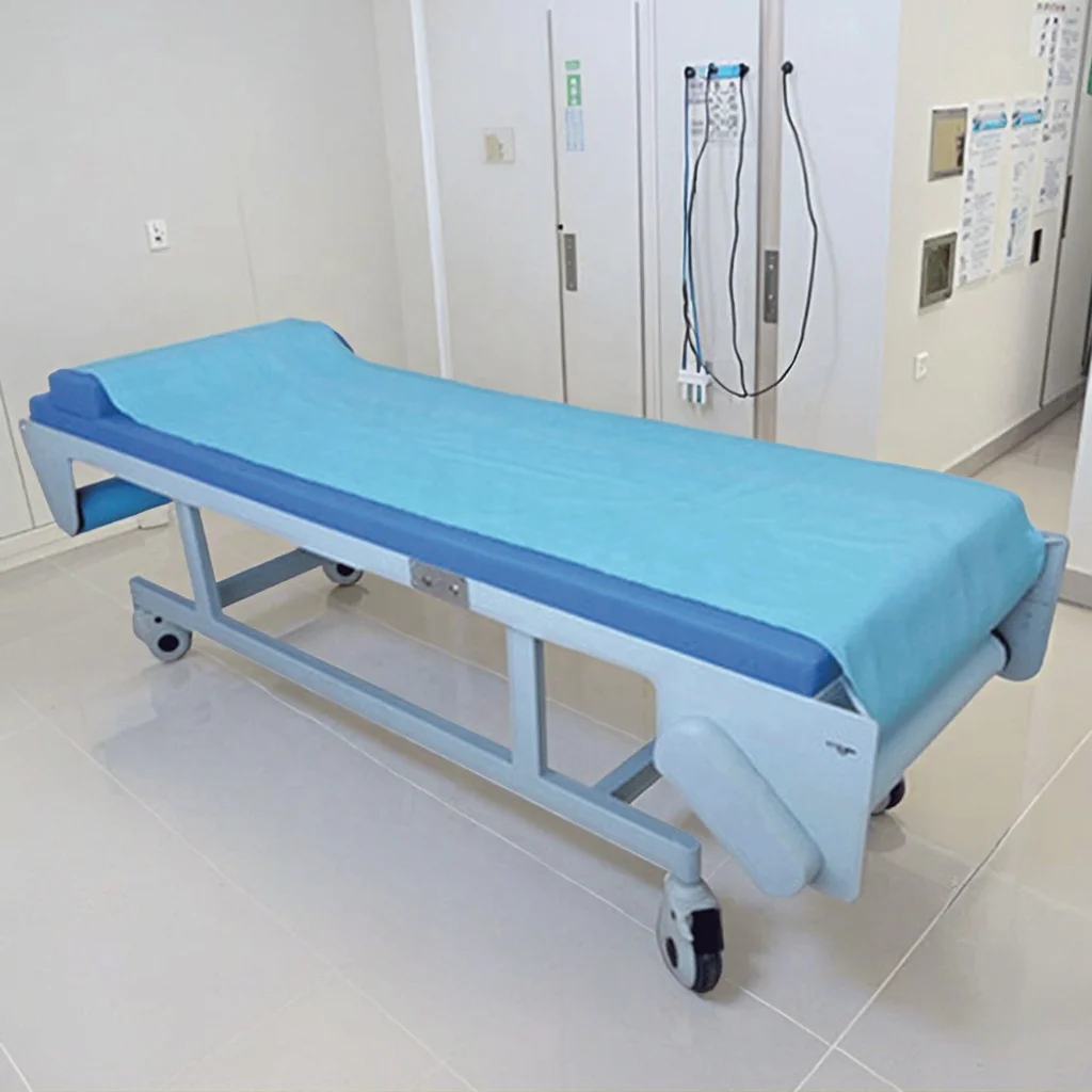 Durable Hospital-Grade Hospital Bed Medical-Grade Sponge Leatherette Ergonomic Adjustable Foldable Stainless Steel Frame CE ISO 4