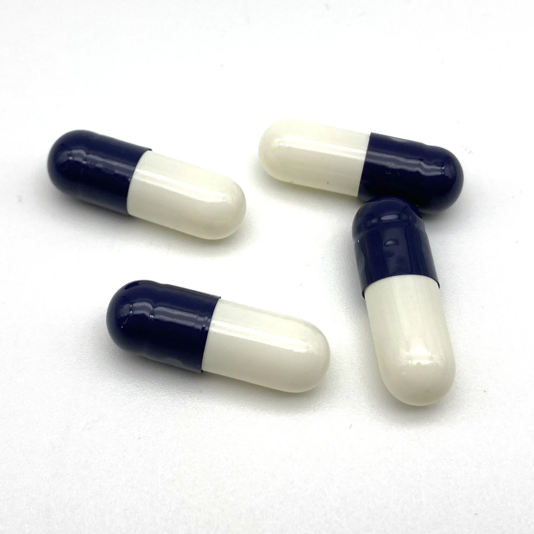 Синий белый красочные HPMC Veggie капсулы