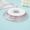 21-baby pink(black dot)(1cm*100yards)