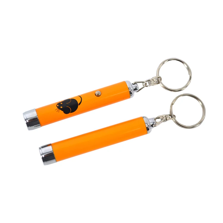 Key gear DEL Keychain Pop Light Lumière Flash nouveau 2-pcs