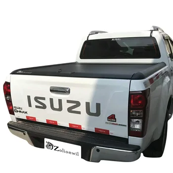 Zolionwil Waterproof Removable Pickup Truck Bed Cover Roller Lid Truck Bed Tonneau Cover for Toyota Hilux ISUZU D-MAX