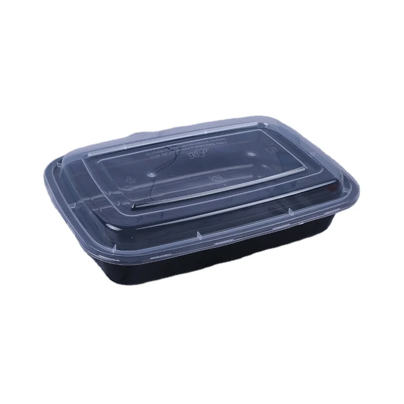 2020 new style Microwave disposable High capacity plastic take away bento lunch box with lid TR1250