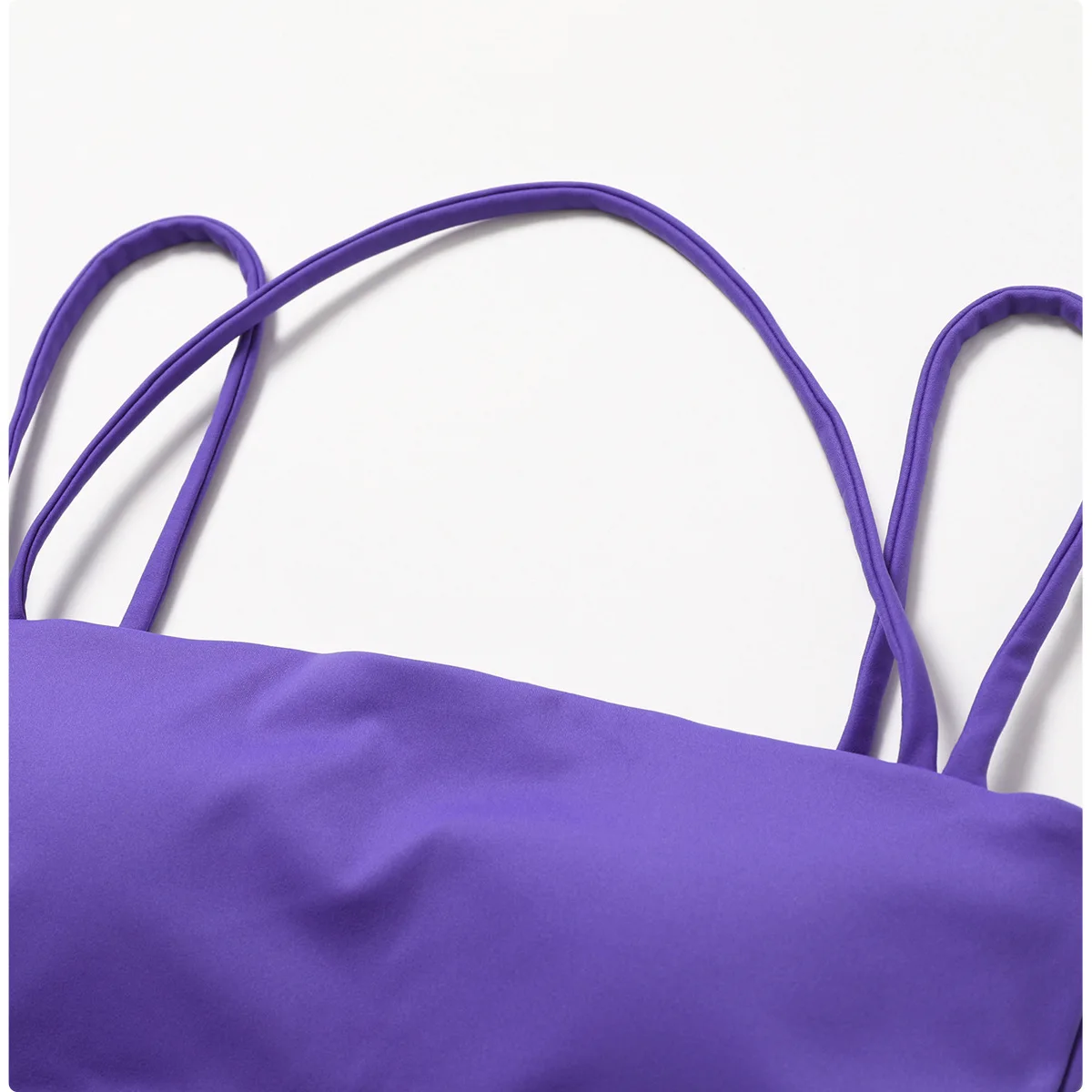 High Quality Custom Logo High Impact Push Up Strappy Backless Halter